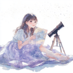 A captivating image of a stargazer gazing up at a breathtaking starry sky filled with cosmic wonders