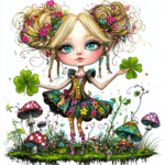 An enchanting fairy holding a small lantern illuminated by a soft glow