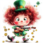 Patrick's Day with a playful expression